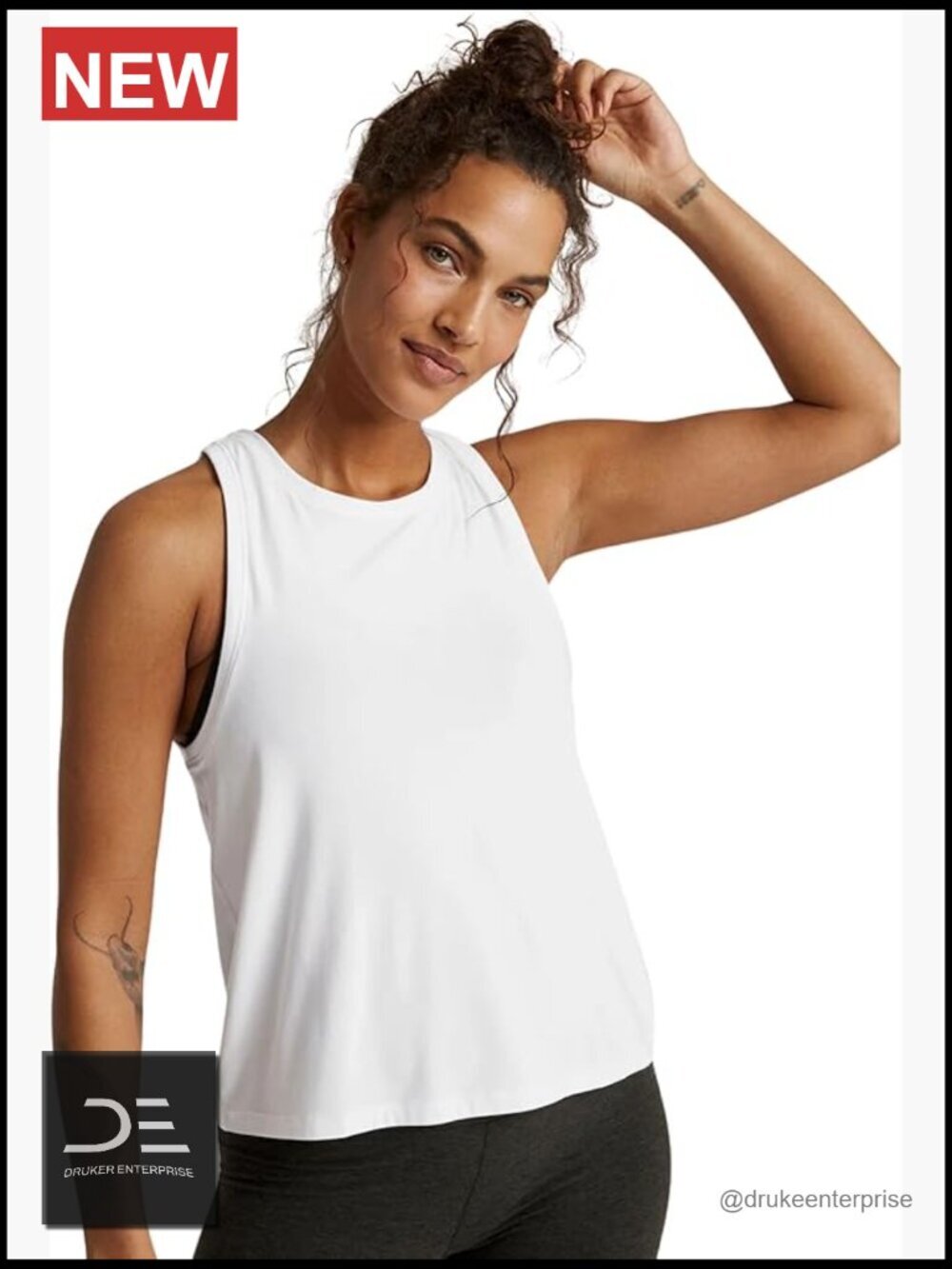 Featherweight Rebalance Tank Lightweight Polyester Spandex Relaxed Fit